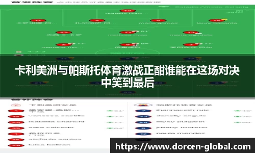 卡利美洲与帕斯托体育激战正酣谁能在这场对决中笑到最后